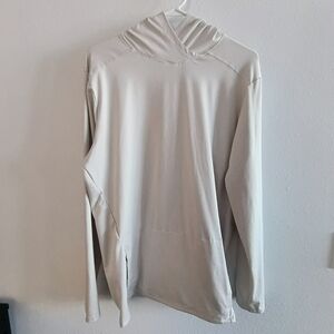 Burnside Performance Hoodie Antarctica Neutral Athletic Pullover Size M